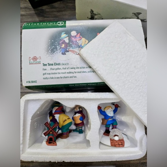 Department 56 Tee Time Elves - Picture 7 of 7